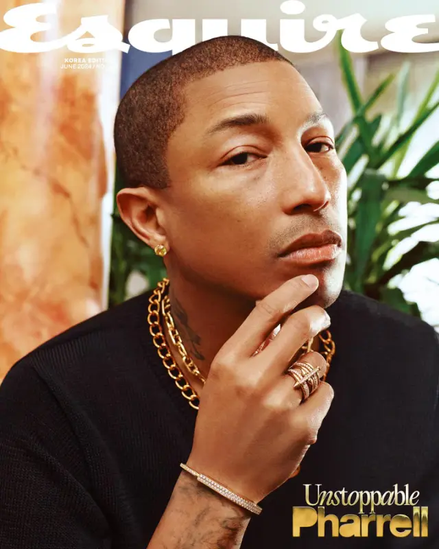 Pharrell On The Cover Of Esquire Korea’s June Edition (Video)
