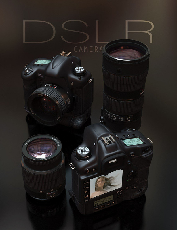 1 main dslr camera for daz studio iray and poser