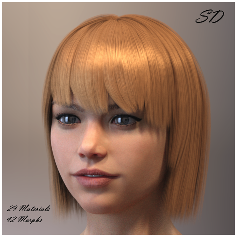 SD Hair for Genesis 8 Female