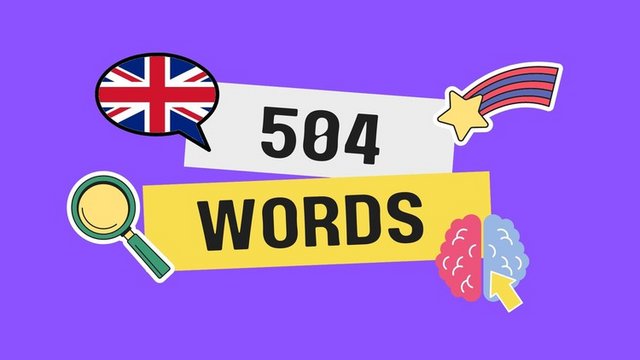 English Vocabulary - 504 Essential Words through 7 stages