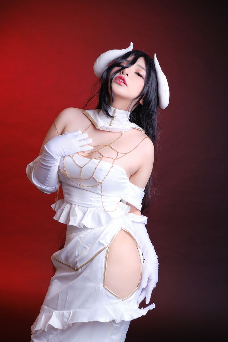 MiMi Chan 雅儿贝德 Albedo Cosplay Overlord 高清写真【12P-23M】插图1