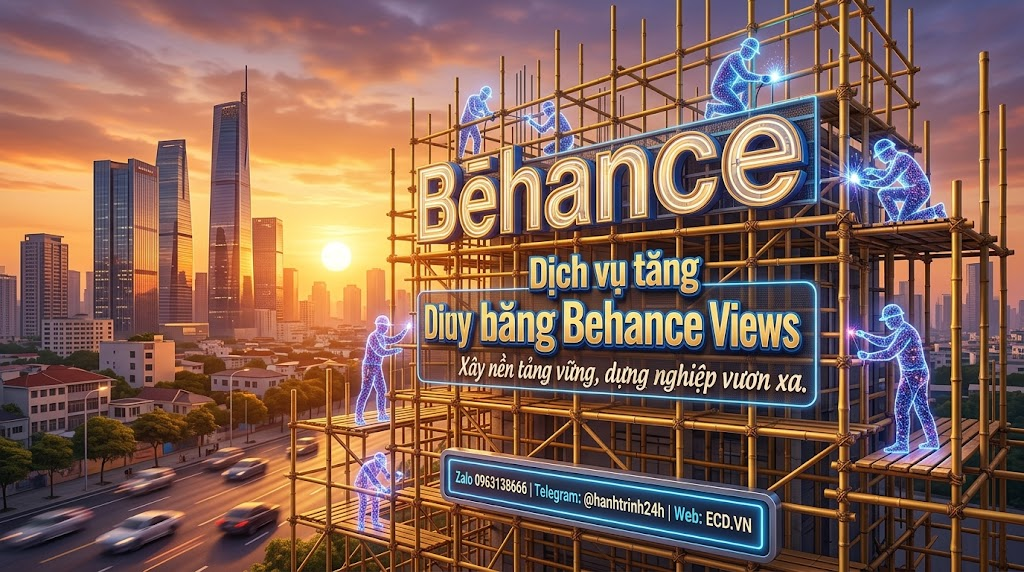 tăng behance views rẻ cho portfolio