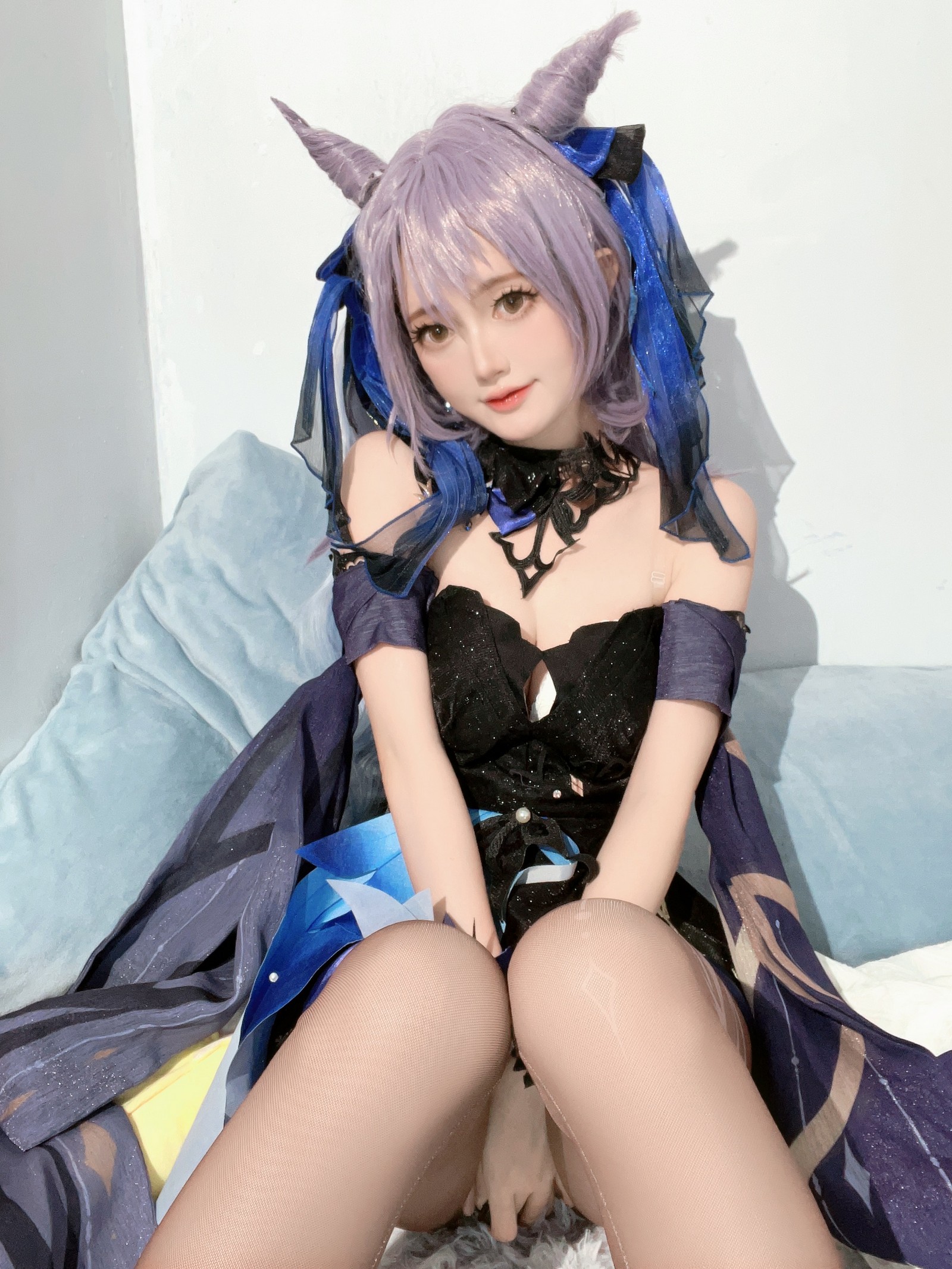 趴趴捣蛋陌 刻晴 Cosplay 写真合集｜原神人气角色 写真＋视频（92P＋1V｜677MB）插图6