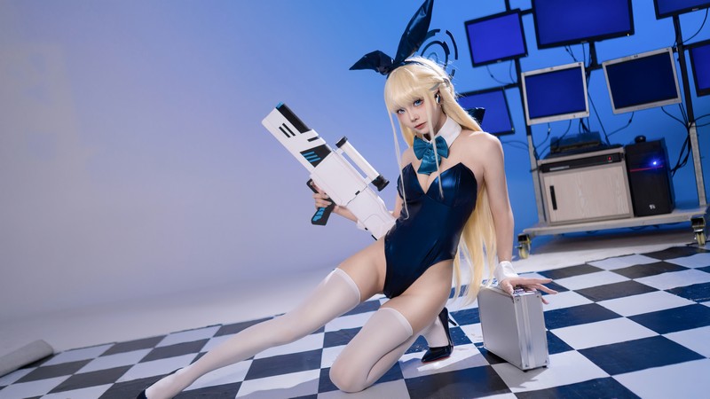 艾西Aiwest 小时兔女郎Cosplay写真图集 兔女郎主题高清图集 35P (394.4M)插图7
