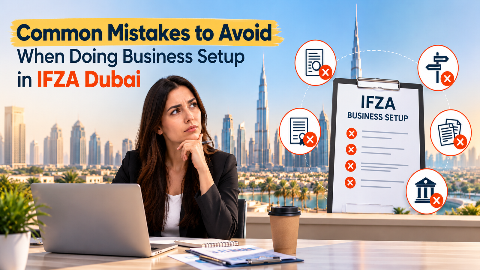 Common mistakes to avoid when doing business setup in IFZA Dubai