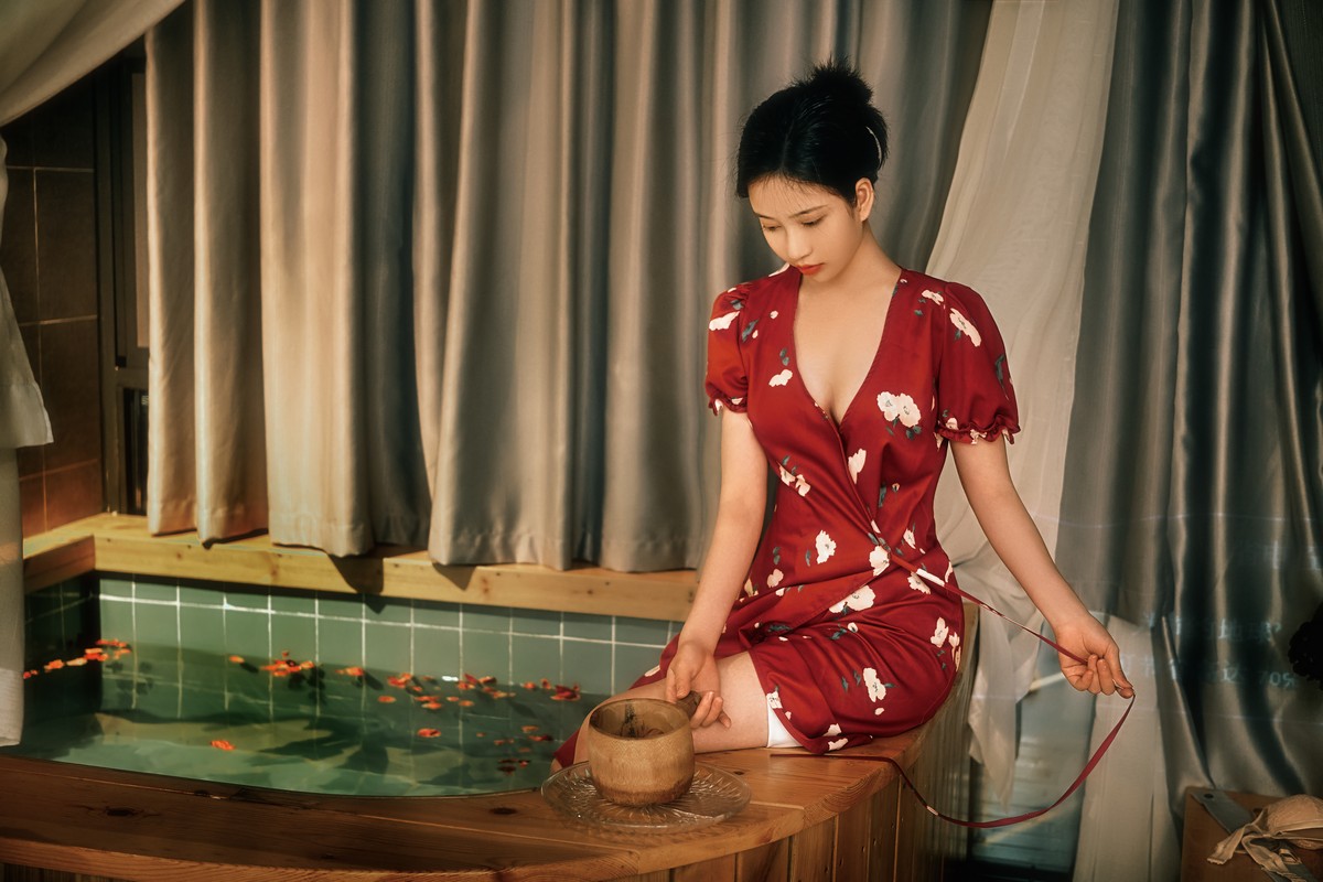 年年nnian 沐秋主题写真 氛围感少女图集插图6