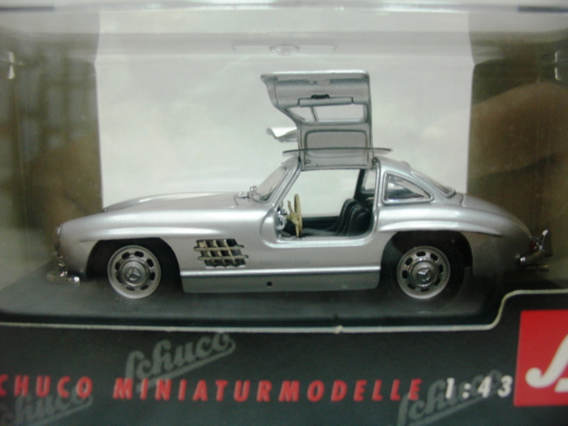 WOW EXTREMELY RARE Mercedes 300SL Gullwing 1954 Silver 1:43 WOW EXTREMELY RARE Mercedes 300SL Gullwing 1954 Silver 1:43