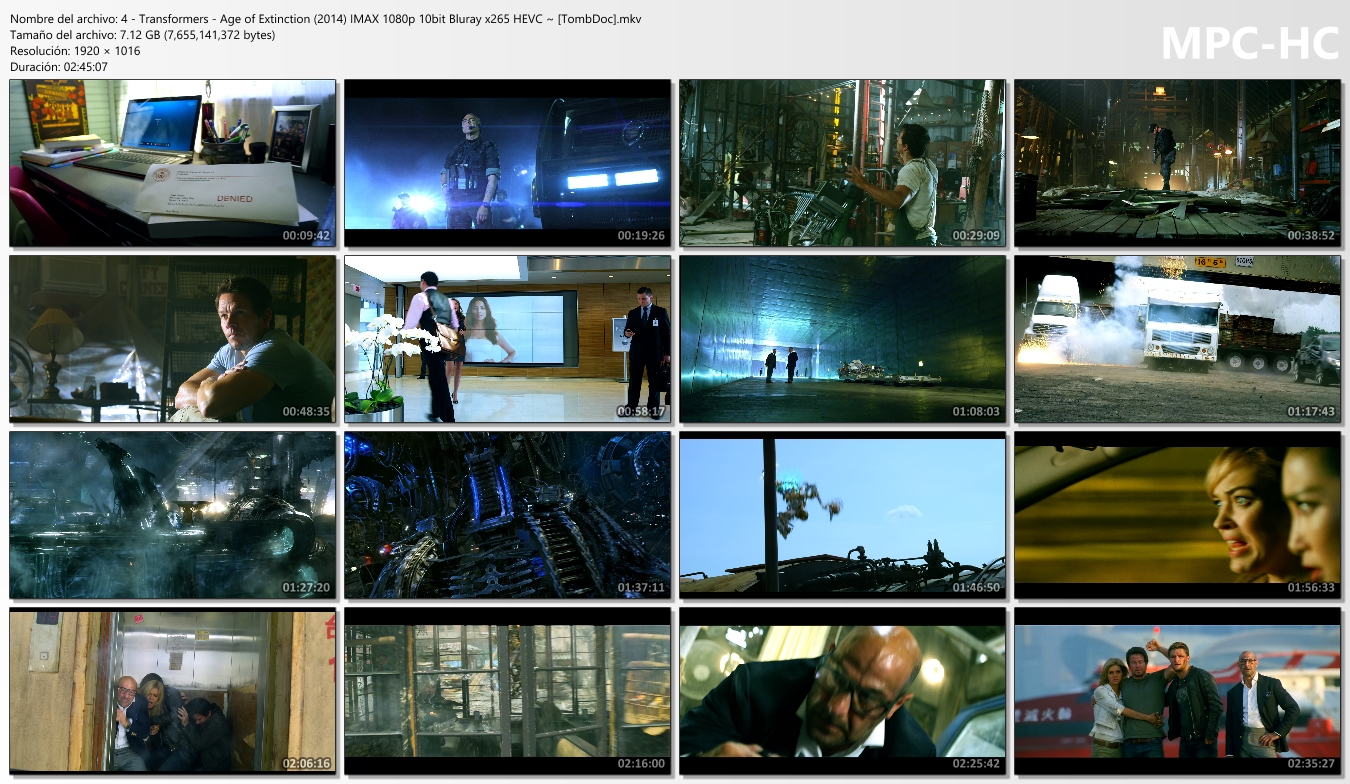Transformers (2007-2017) (1080p/IMAX) [x265] [TombDoc]