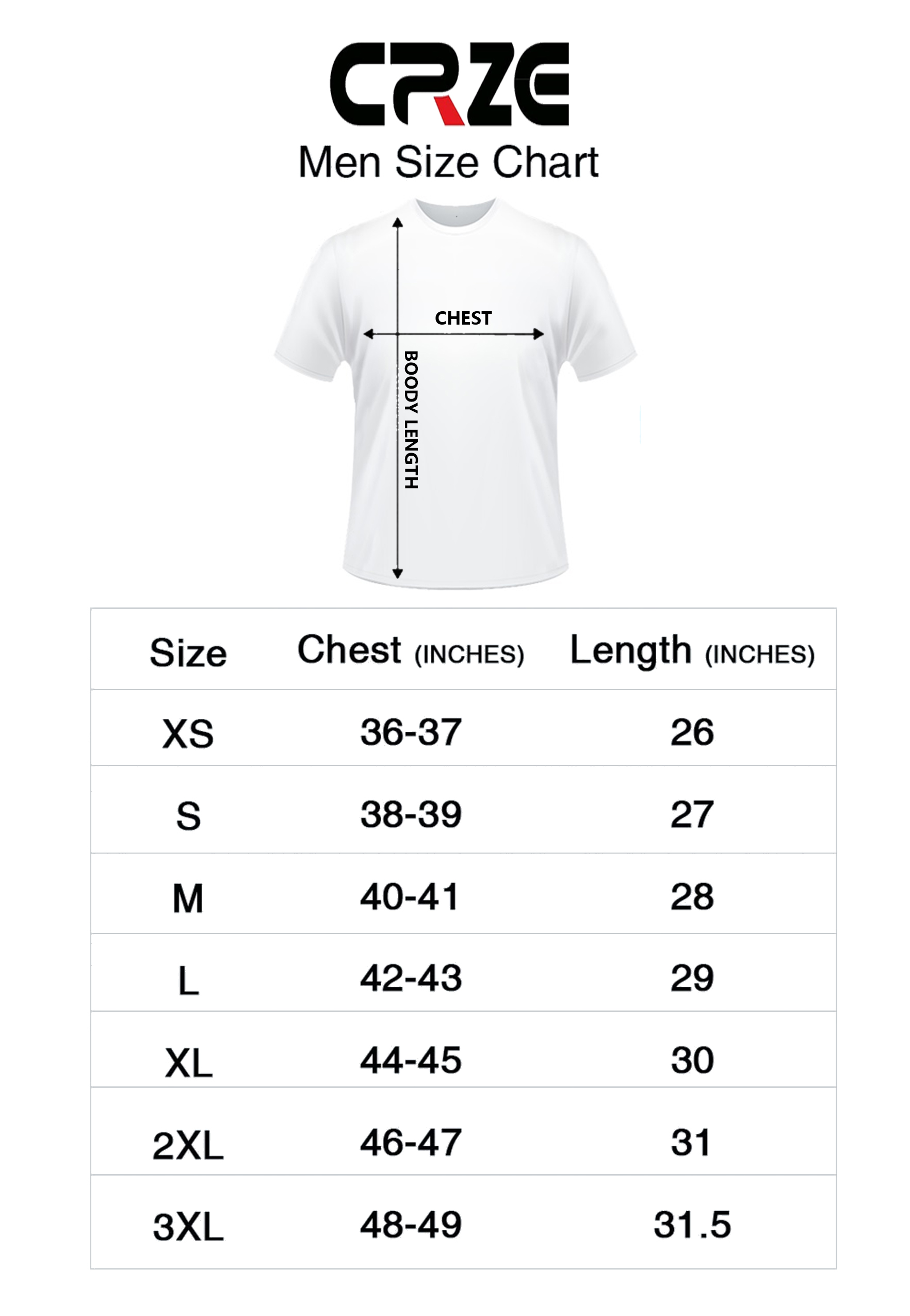 Size Chart Postimages size-chart-postimages