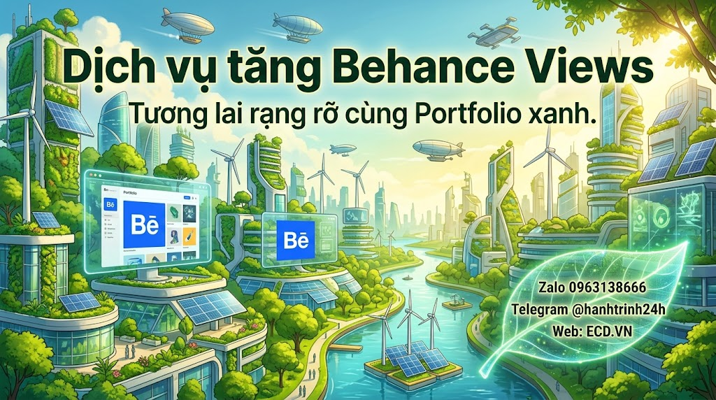 tăng behance views 2025 tăng tương tác
