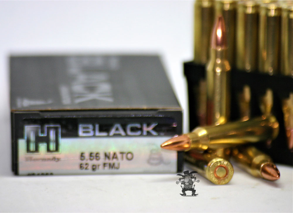 Hornady black 5 56 62 grain fmj nato ammo hornady s best 100 rounds
