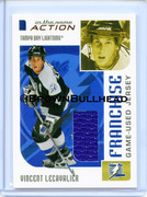 2003-04 ITG Action Jerseys #M-267 [Vincent Lecavalier] [Tampa Bay Lightning] [Franchise] [~100] [swa