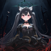 1girl, serika, [[[[shiroko terror]]]], [[blue archive]], mikozin, NDGD, ohlia, { s-3451762280