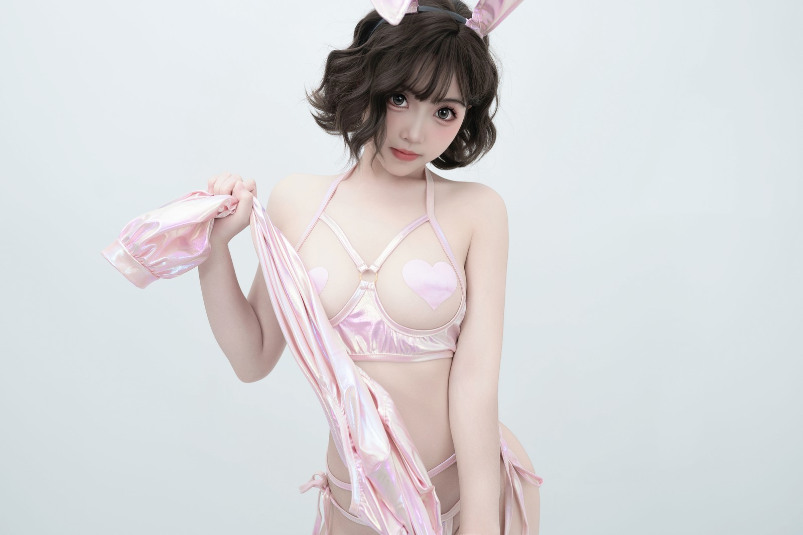 Bangni邦尼 – 粉色兔兔 Cosplay 高清写真集（102P-10V-809.1MB）插图2