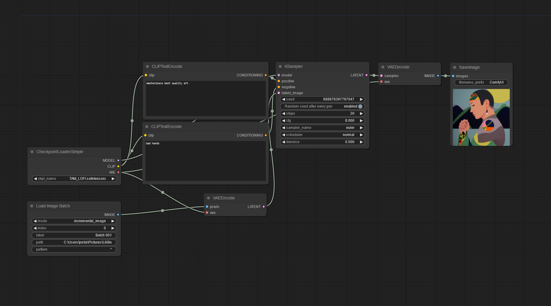 Load image batch incremental images postimages