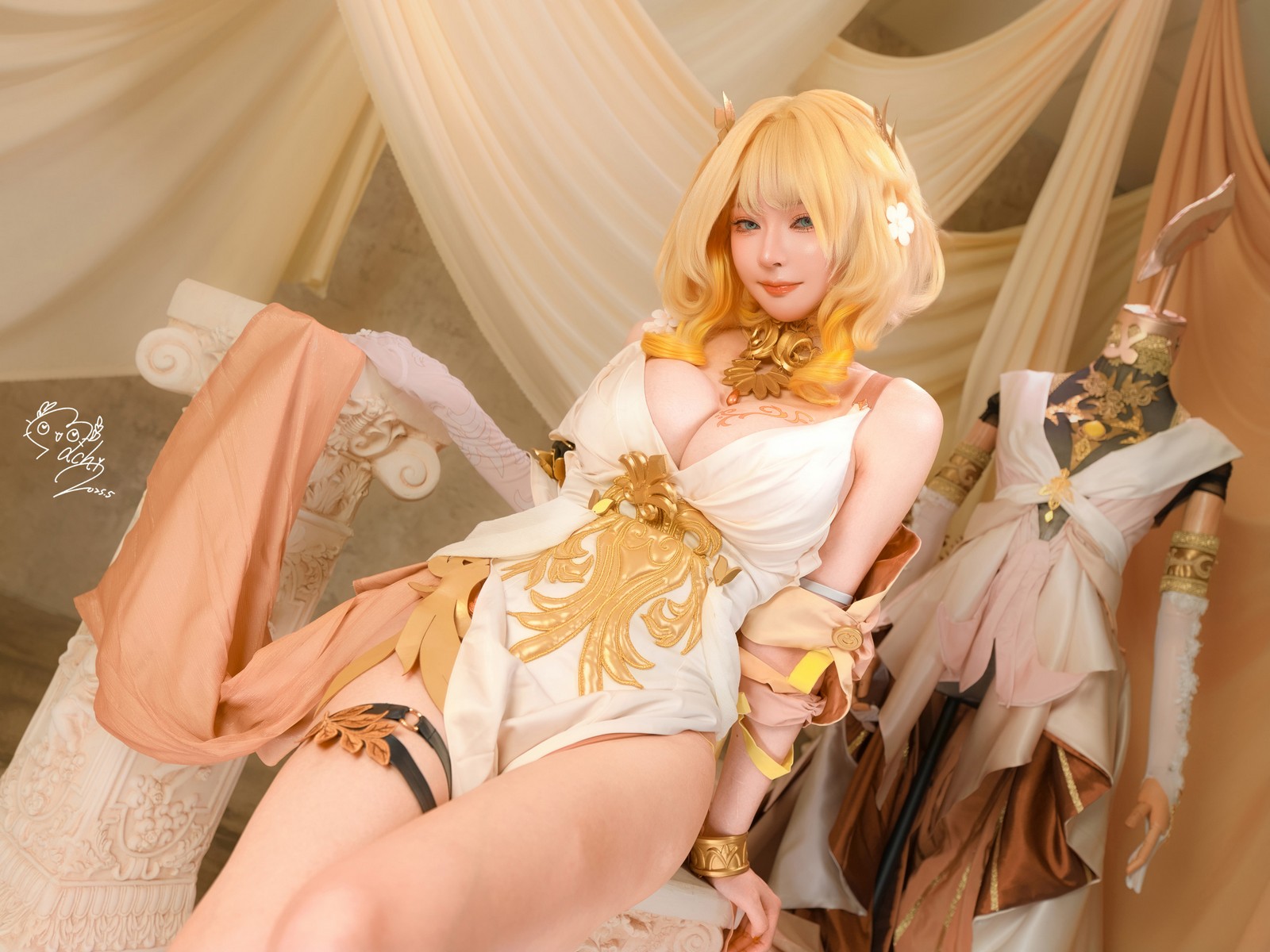 Machi马吉 Aglaea 角色写真集｜高质量Cosplay高清图包（106P-173.3M）插图5