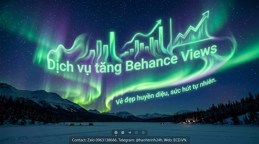 dịch vụ tăng behance views bền vững dành cho designer