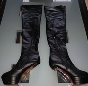 04 Boots Pony Heel - Thigh High Platform Boots