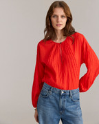 S25-1101-1590-SUNRAYPINTUCKBLOUSE-FLAME-01