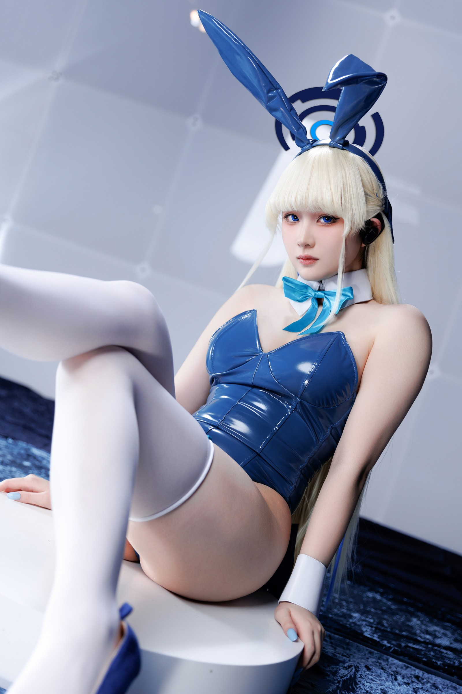 屿鱼 Yuyu Toki × 飛鳥馬トキ 蓝色兔女郎 Cosplay 写真集（45P｜522MB）插图8