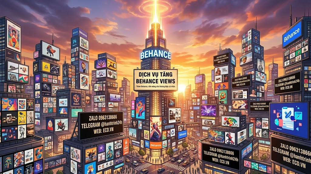 tăng behance views vip tăng follower