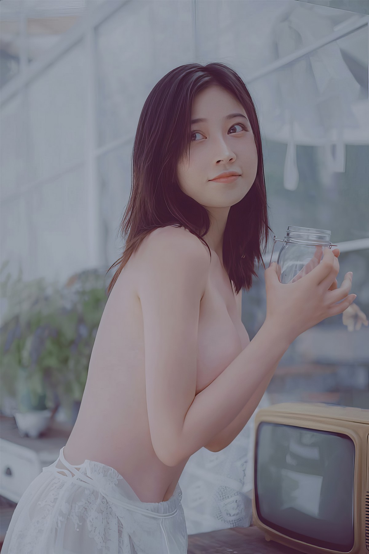年年nnian 青青子衿古风写真 文艺气质图集插图1