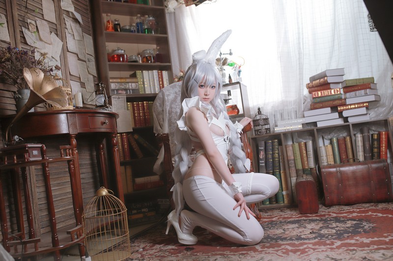 Asagiriai（愛ちゃん）兔女郎Cosplay写真图集 性感兔女郎主题 27P (321MB)插图5