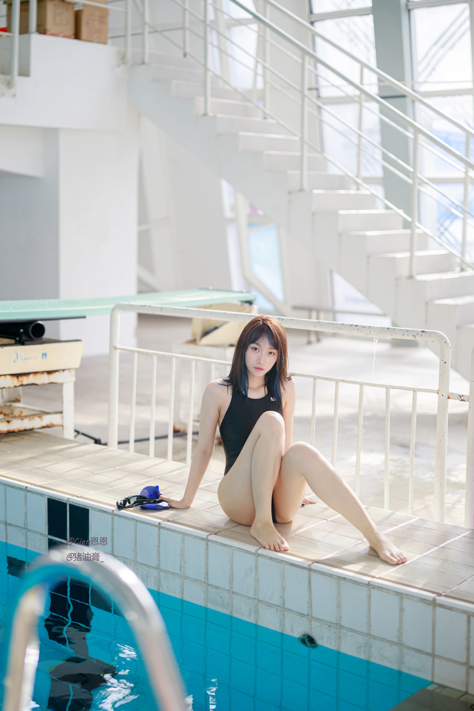 Cien恩恩 竞泳 Cosplay 写真｜高人气泳装高清图集（62P｜251MB）插图6
