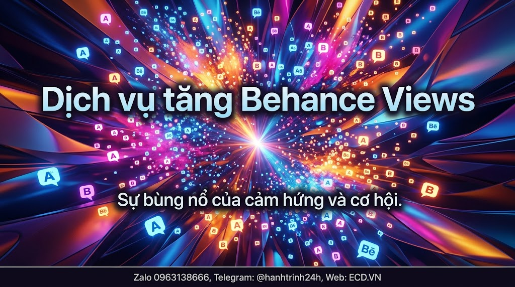 dịch vụ tăng behance views 2024 behance pro