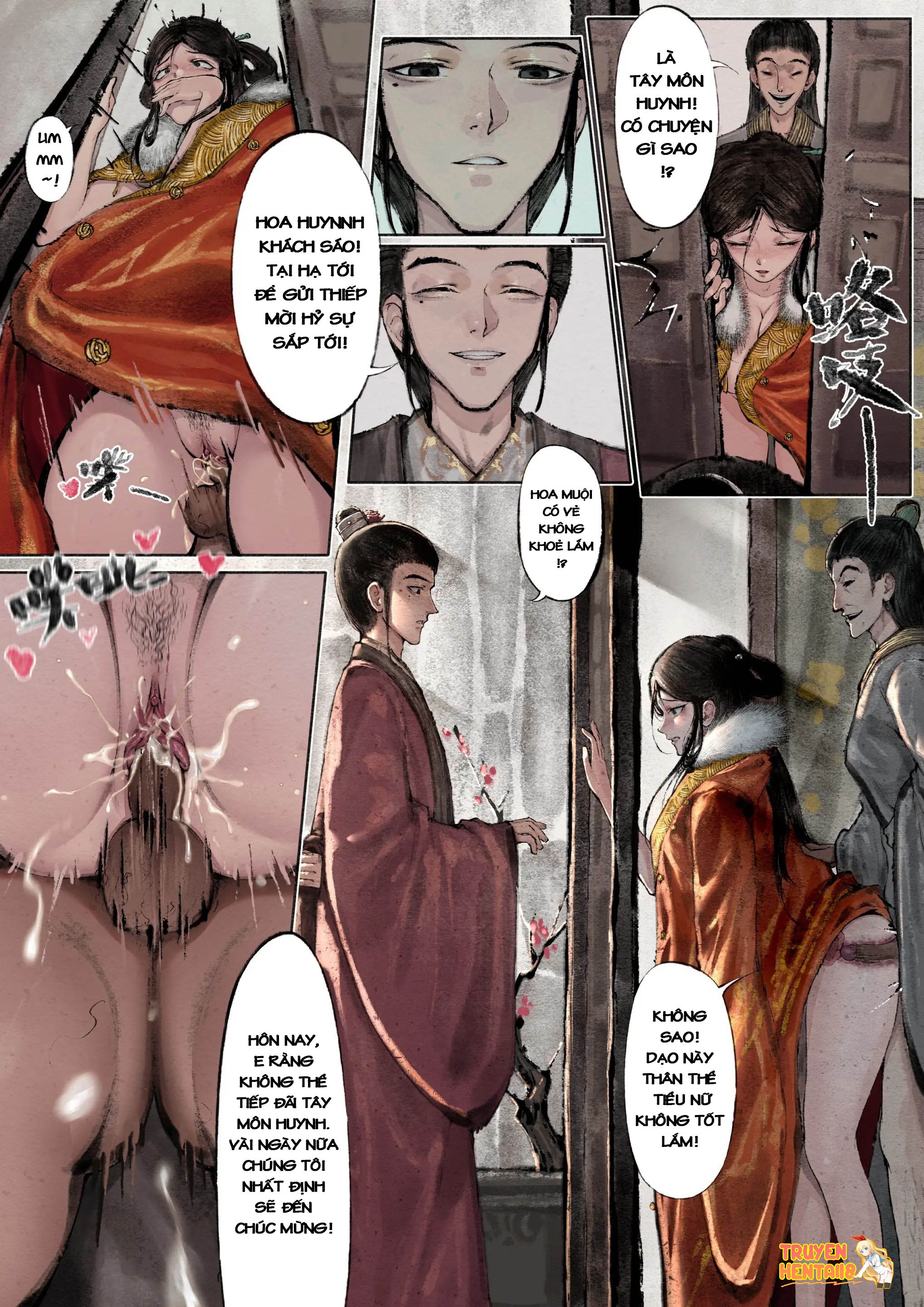 Trang truyện tmpp9fqpajm trong truyện tranh Kim Bình Mai - Chapter 3 - truyenhentai18.net