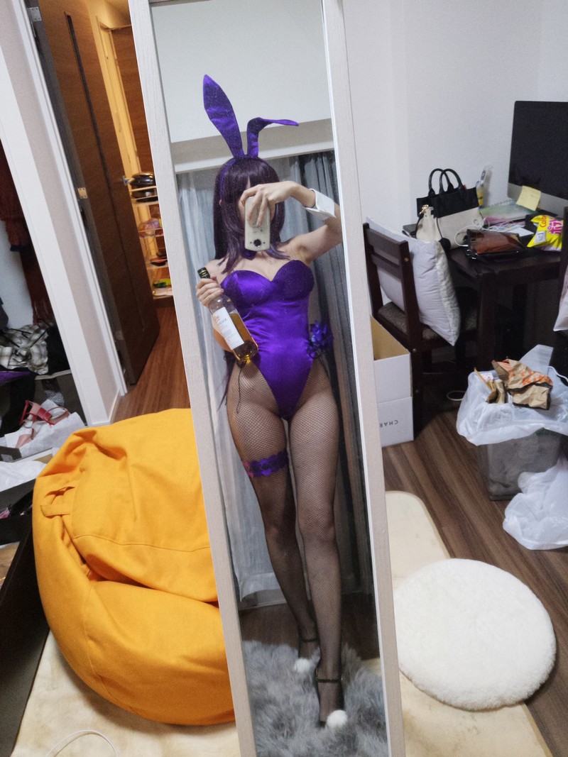 切切Celia 斯卡哈兔女郎 Scathach Bunny Cosplay 写真 17P插图