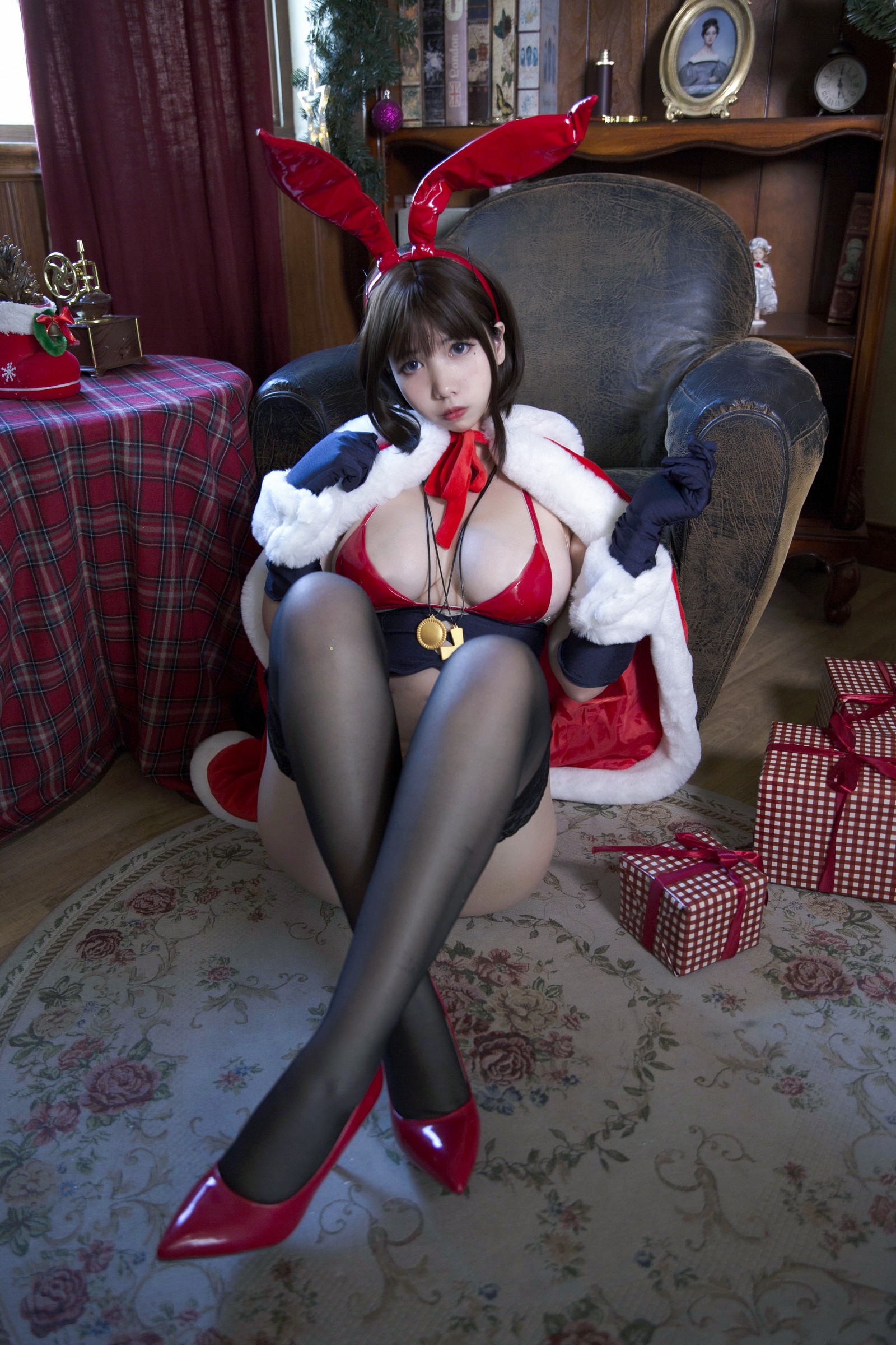 Meroko_魅瞳 – 魔太郎兔女郎 Cos 写真（24P-299.8M）兔女郎主题性感高清图包插图