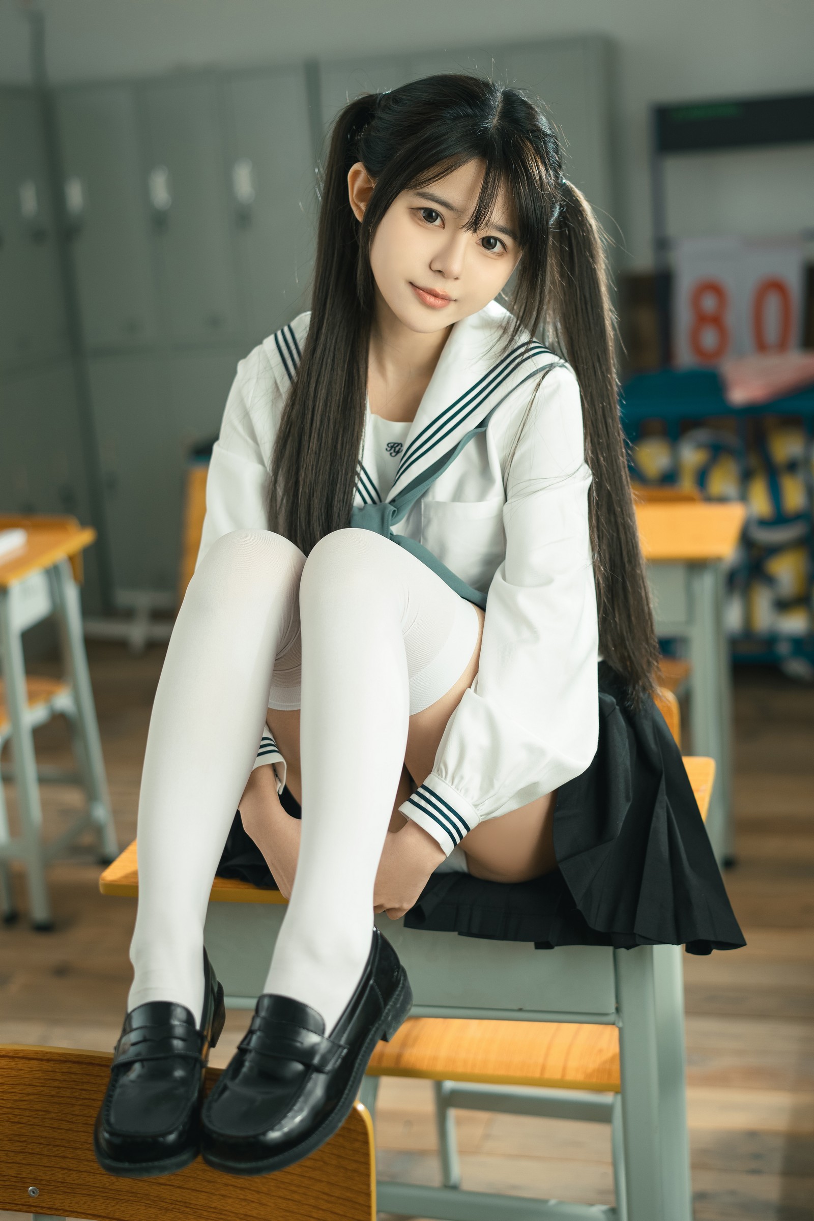 rua阮阮 授课中 教室主题 写真合集｜剧情系校园写真（57P｜855MB）插图3