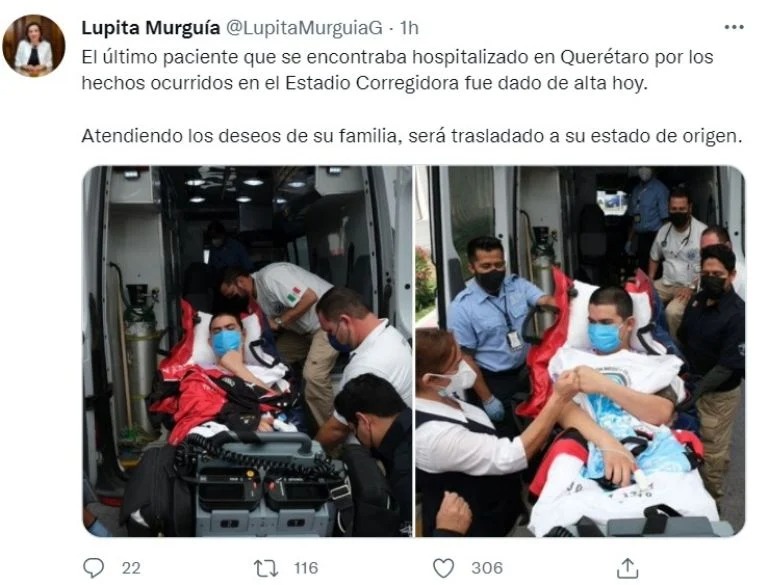 Dan de alta al último hospitalizado por riña del Querétaro vs Atlas