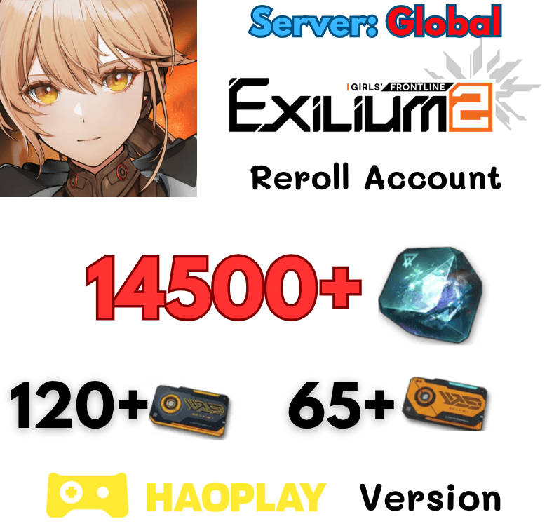 [GloBal] GFL2 GIRLS FRONTLINE 2: EXILIUM Starter Reroll Account 