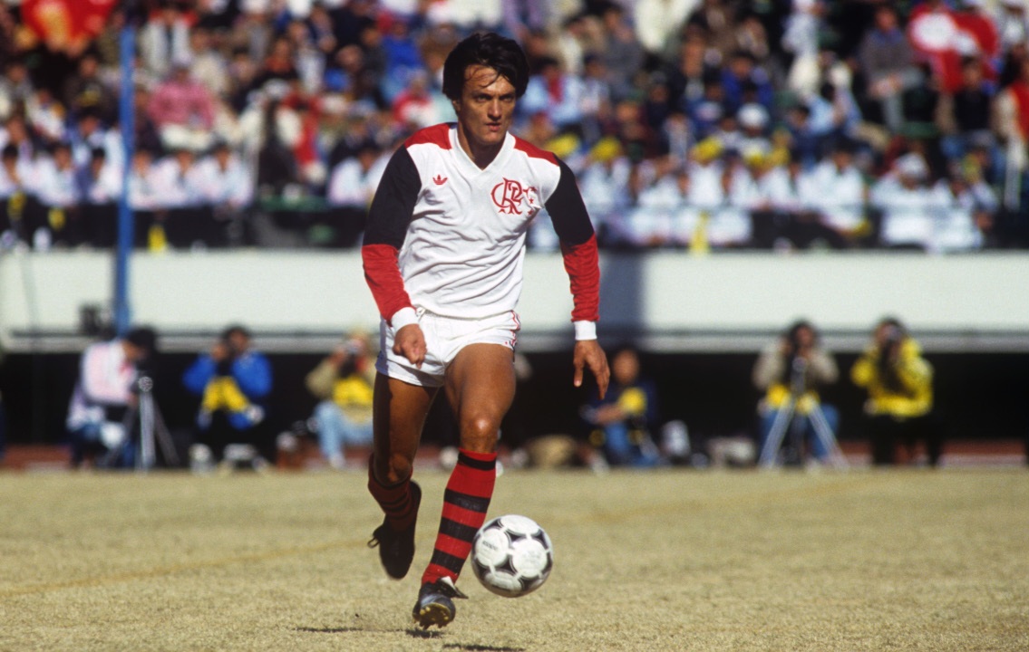 Leandro, lateral do Flamengo, em 1981