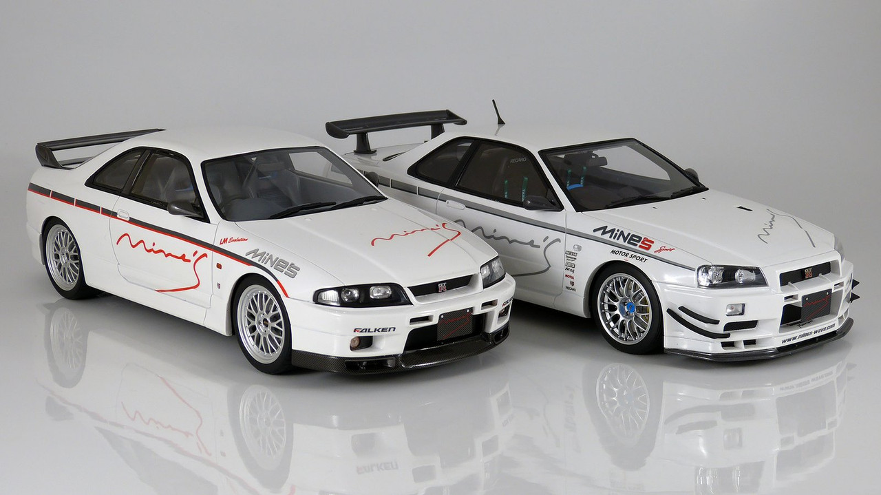 1:18 Otto Nissan Skyline GT-R (R33) & (R34) Mine's