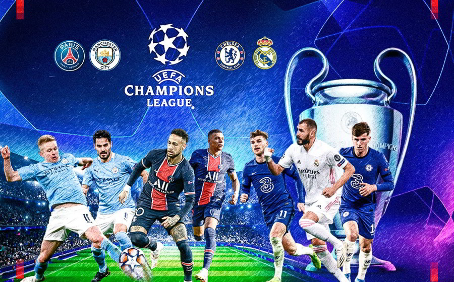 Champions semifinali 2021: Paris SG-Manchester City e Real Madrid-Chelsea.
