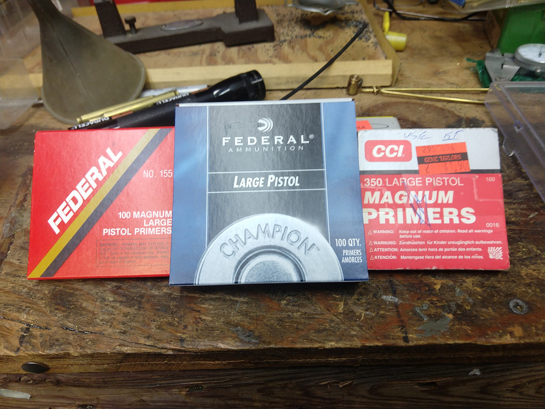 Primer Cup Thickness Chart