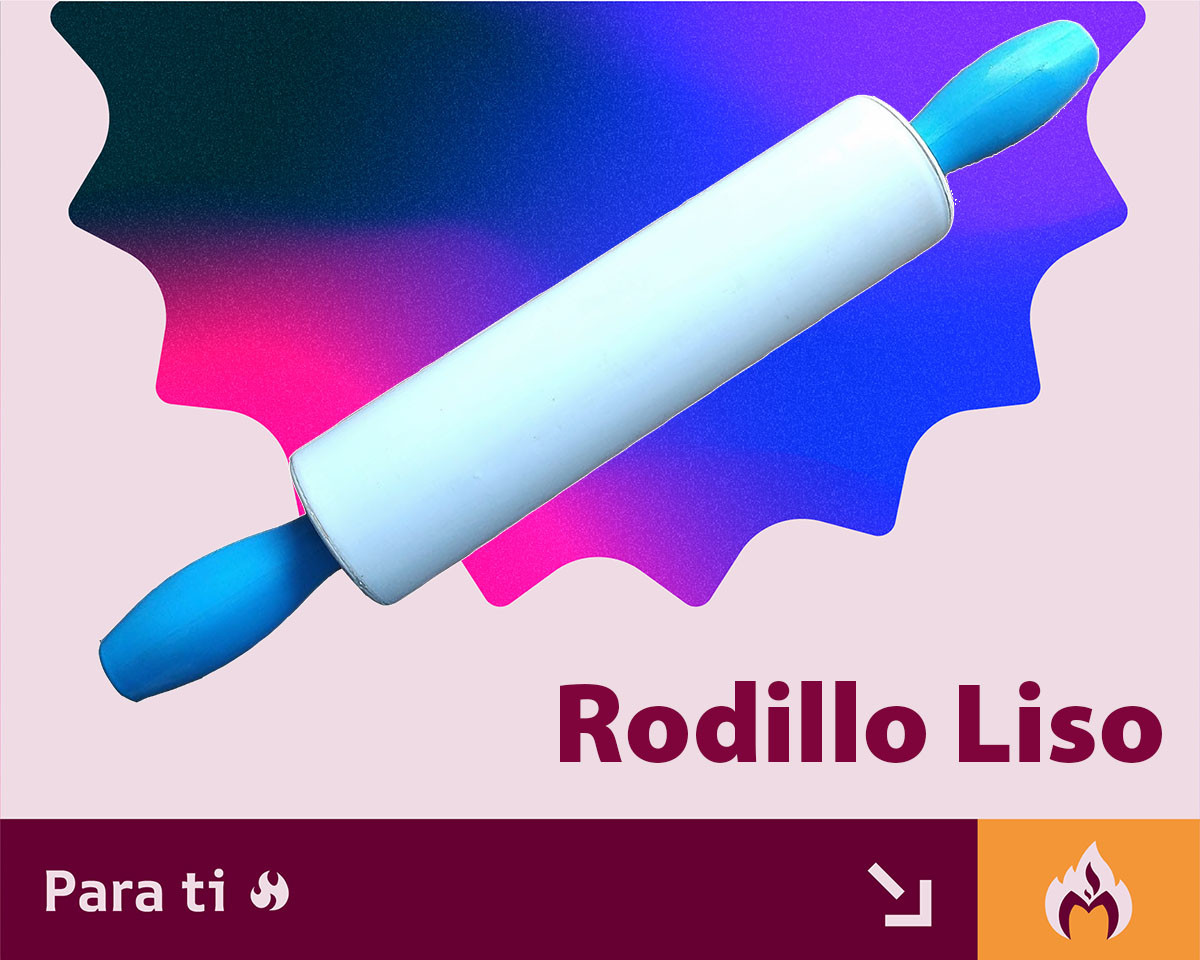 Rodillo liso para pastillaje porcelanicrón