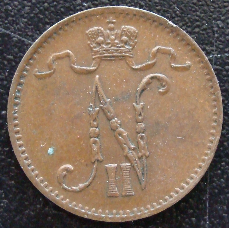 1 Penni. Finlandia. 1915 FIN-1-Penni-1915-anv