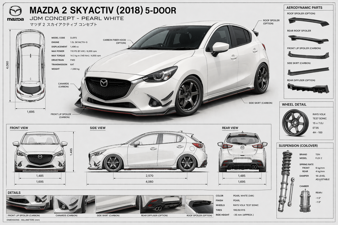 Automotive Blueprint Generator – Turn Your Car into a Professional Concept Design Board