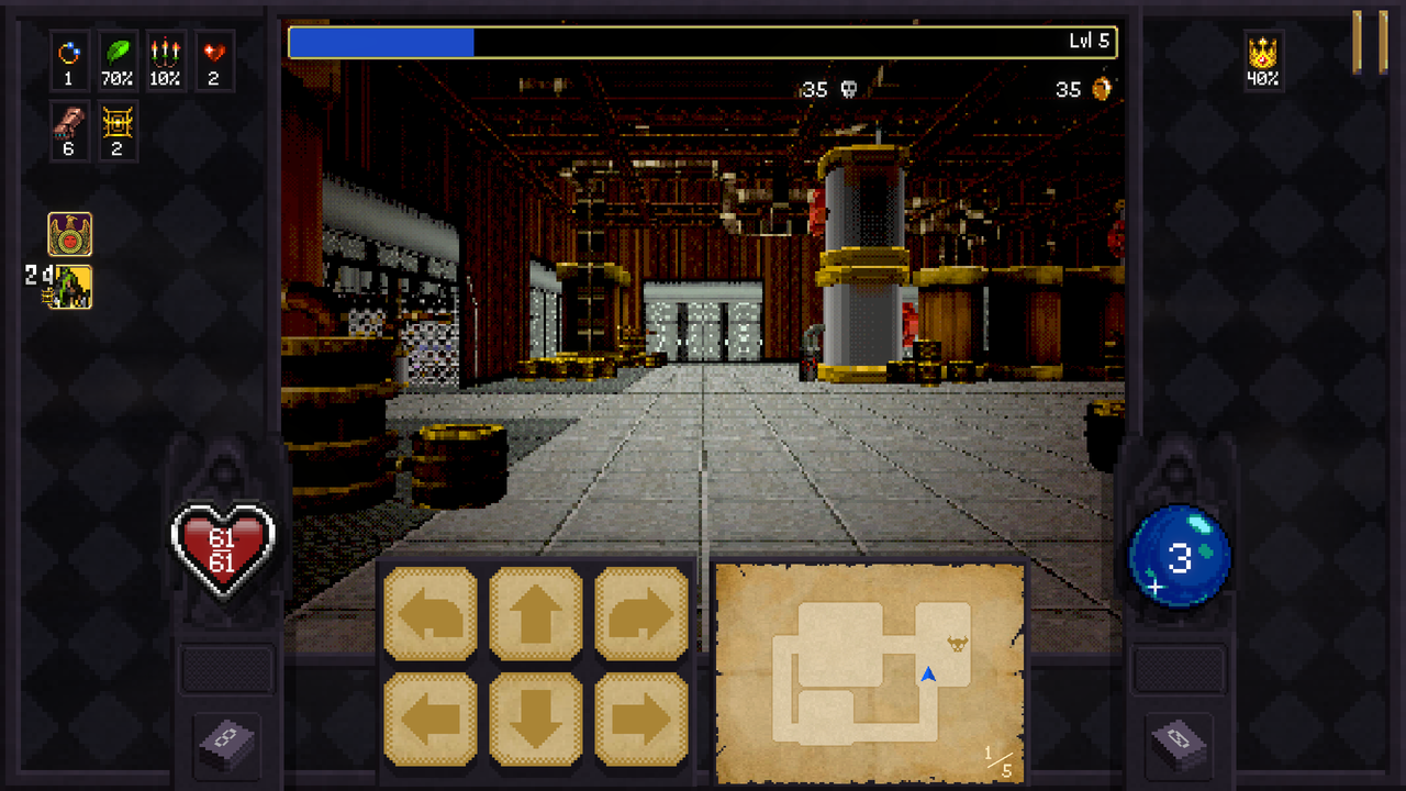 Vampire Crawlers Dungeon Crawling Screen Capture