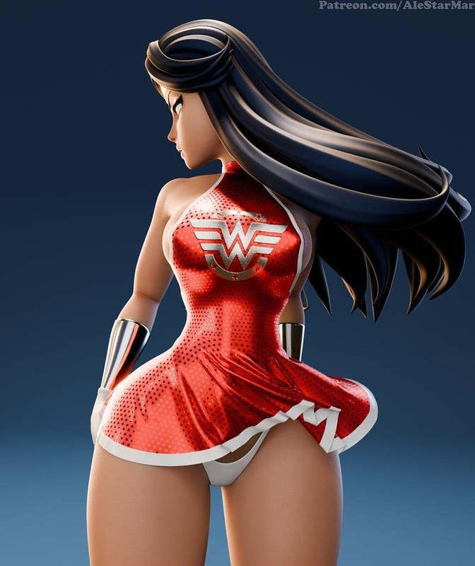 AleStarMar - Wonder Woman - 3D Print Model