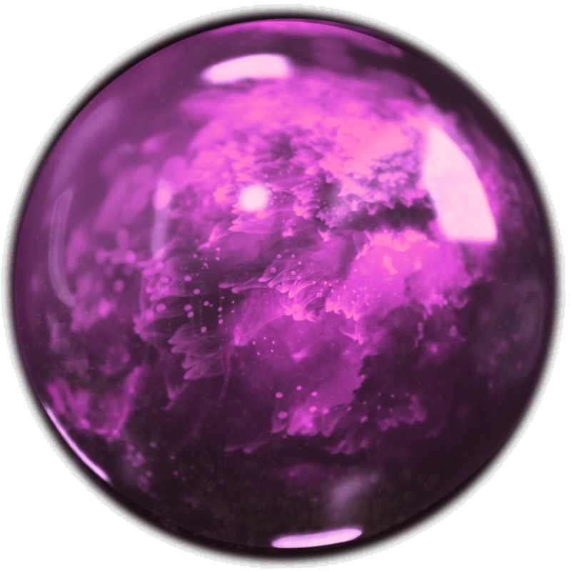 Pink Crystal Sphere