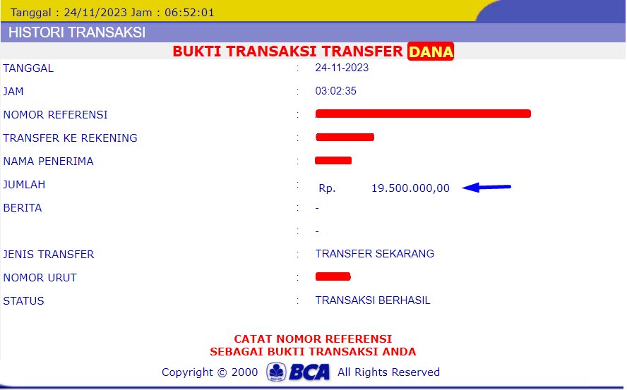 Bukti JP slot hari ini