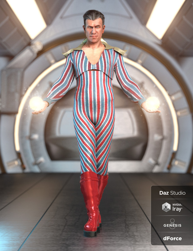 dForce MoonAge Outfit for Genesis 8 Male(s) dForce MoonAge Outfit for Genesis 8 Male(s)