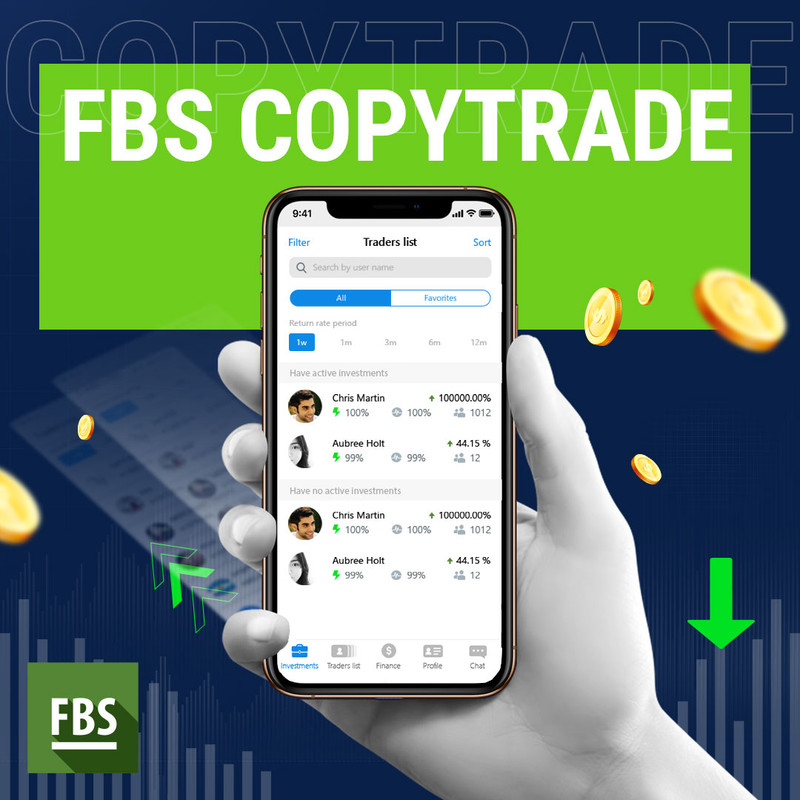 انضم إلى نادي المستثمرين الأذكياء عبر نسخ التداول من FBS ! Copy-Trade