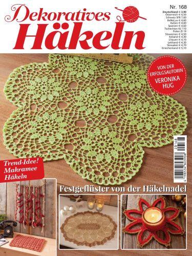 Cover: Dekoratives H&auml;keln Magazin No 168 2022