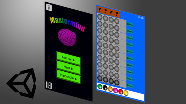 Create your own 2D Mastermind game with the use of the Unity Engine Create your own 2D Mastermind game with the use of the Unity Engine